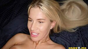 naughty housewife slurps guest's cock nasty in kitchen full hd!