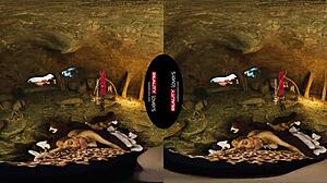 imagine deepthroating brunette in prehistoric cave pov ride