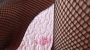 greta sets net for sensual mature beauty foot fetish play