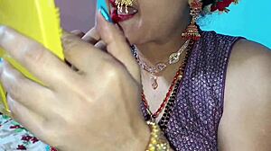 dirty indian wife takes anal creampie from friend